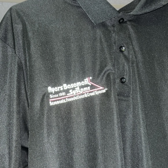 Black Paragon Short Sleeve Polo Shirt Sz Men’s L - Picture 2 of 6